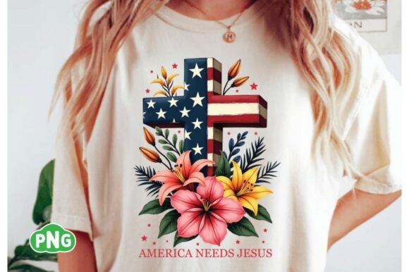 America Needs Jesus PNG, 4th Faith PNG