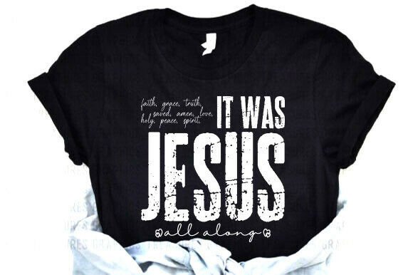 Bible Verse SVG: Jesus Sublimation Graphics for T-Shirt Designs