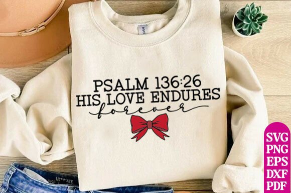 Christian Valentine PNG & SVG Graphics for T-Shirt Designs