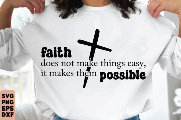 Faith SVG: Bible Verse PNG for Christian Embroidery