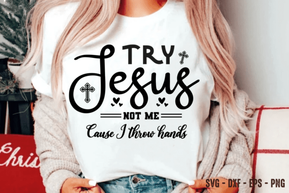 Funny Christian Quote Graphics for T-Shirt Designs