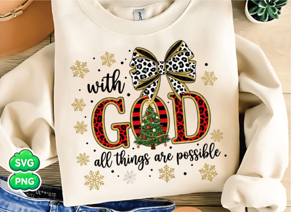 Jesus Christmas, with God All Things Are