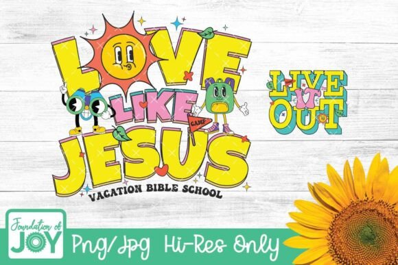 Live It Out Graphics: Love Like Jesus VBS T-Shirt Designs