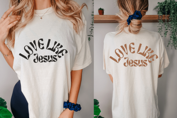Love Like Jesus SVG: Vintage Graphics for T-Shirt Designs