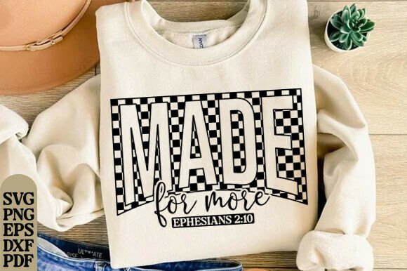 Made for More: Christian Graphics & T-Shirt Designs