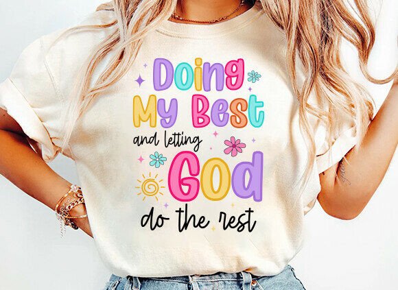 Preppy Christian Shirt PNG: Floral Bible Graphics for T-Shirt Designs